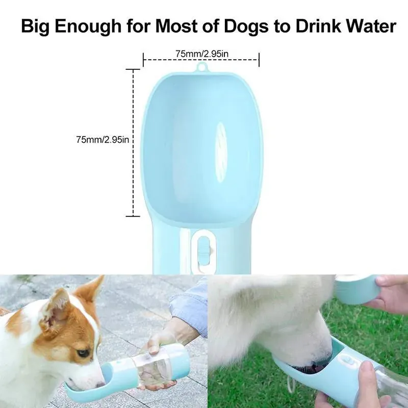 Pet Water Bottle Drinking Travel - BPA Free Cup for Dogs and Cats