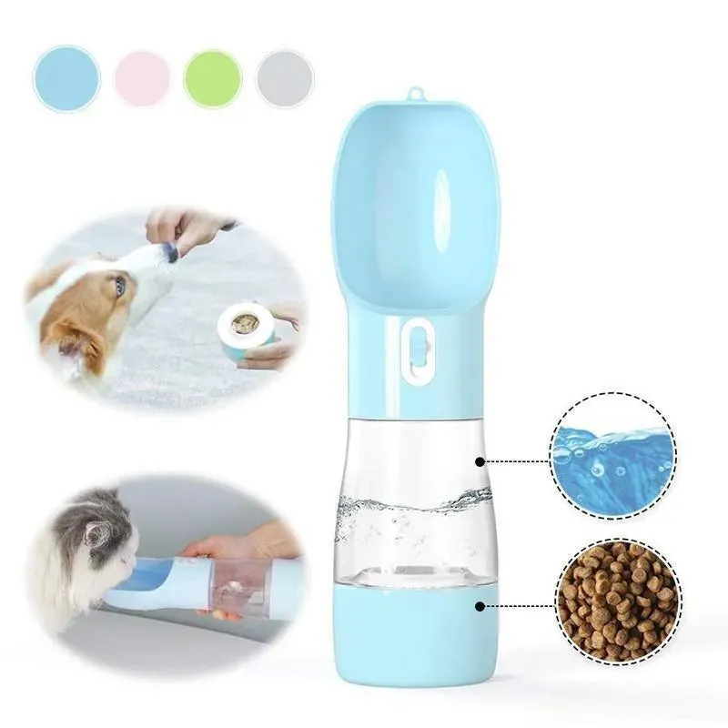 Pet Water Bottle Drinking Travel - BPA Free Cup for Dogs and Cats