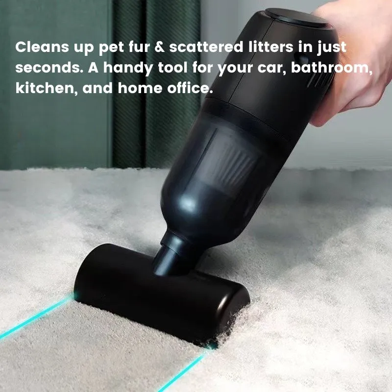 Portable Wireless Vacuum Cleaner For Pet Fur and Litter