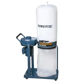 POWERTEC 1 HP Single Phase Dust Collector