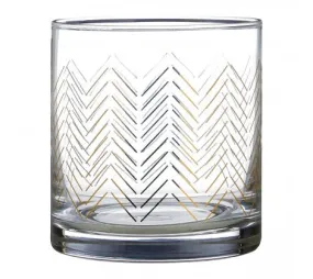 PREMIER JAZZ S/4 HAND BLOWN GLASS TUMBLERS GOLD - 1405279