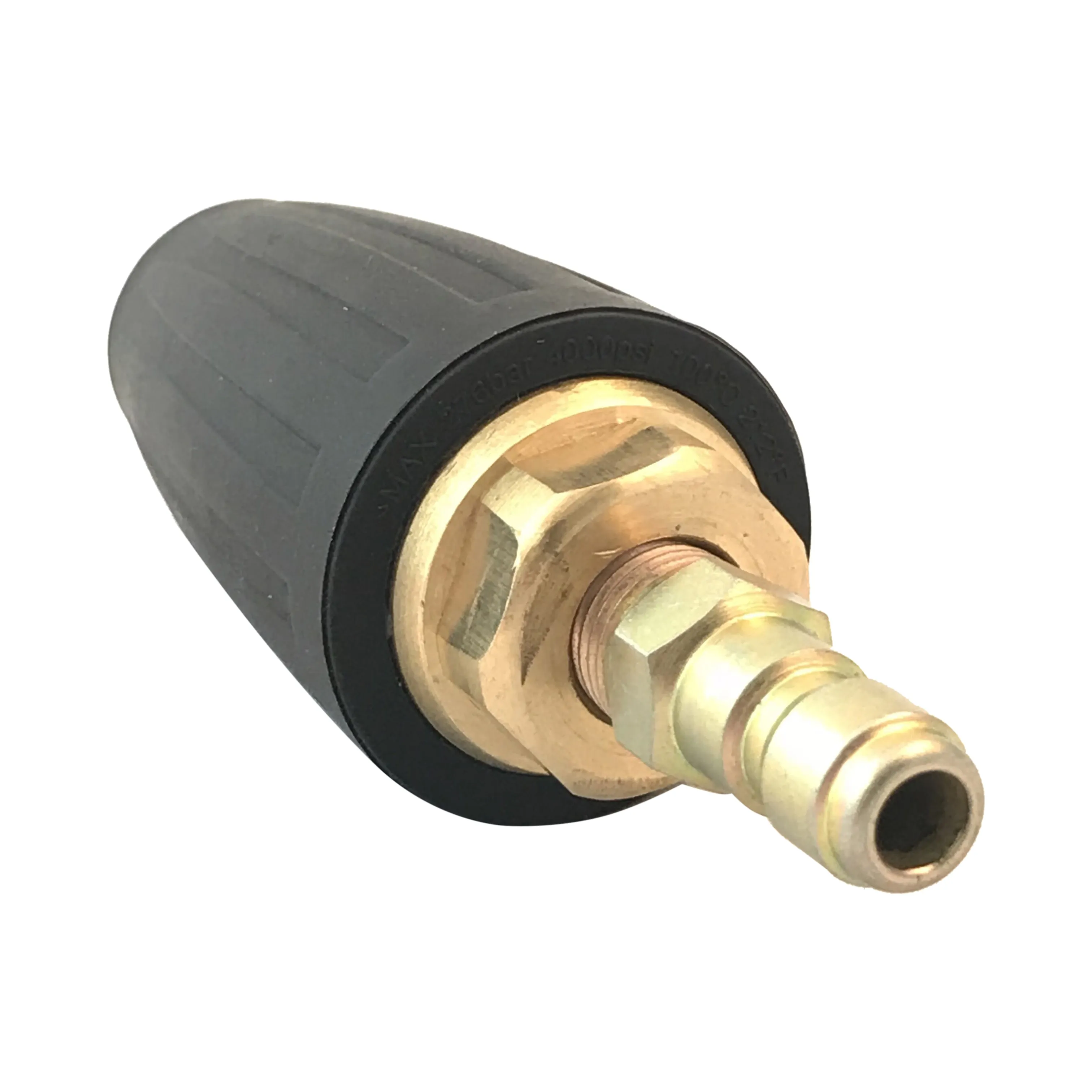 Pressure Washer Rotating Turbo Nozzle 4.0 GPM Quick Connector Turbo Nozzle, 3000 psi 1/4 inch male plug