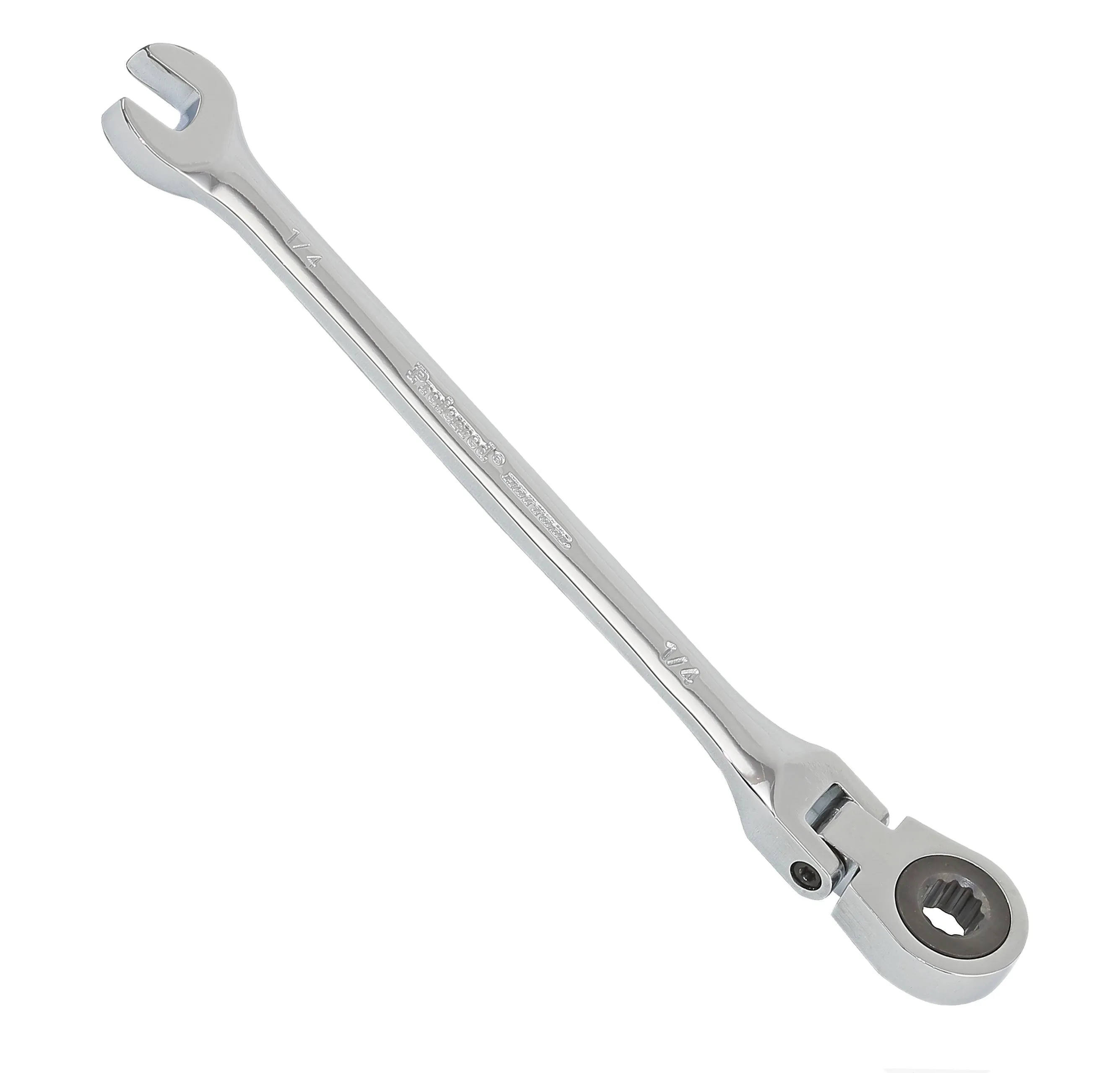 PROFERRED FLEX RATCHETING COMBINATION WRENCH - CHROME FINISH 5/16"