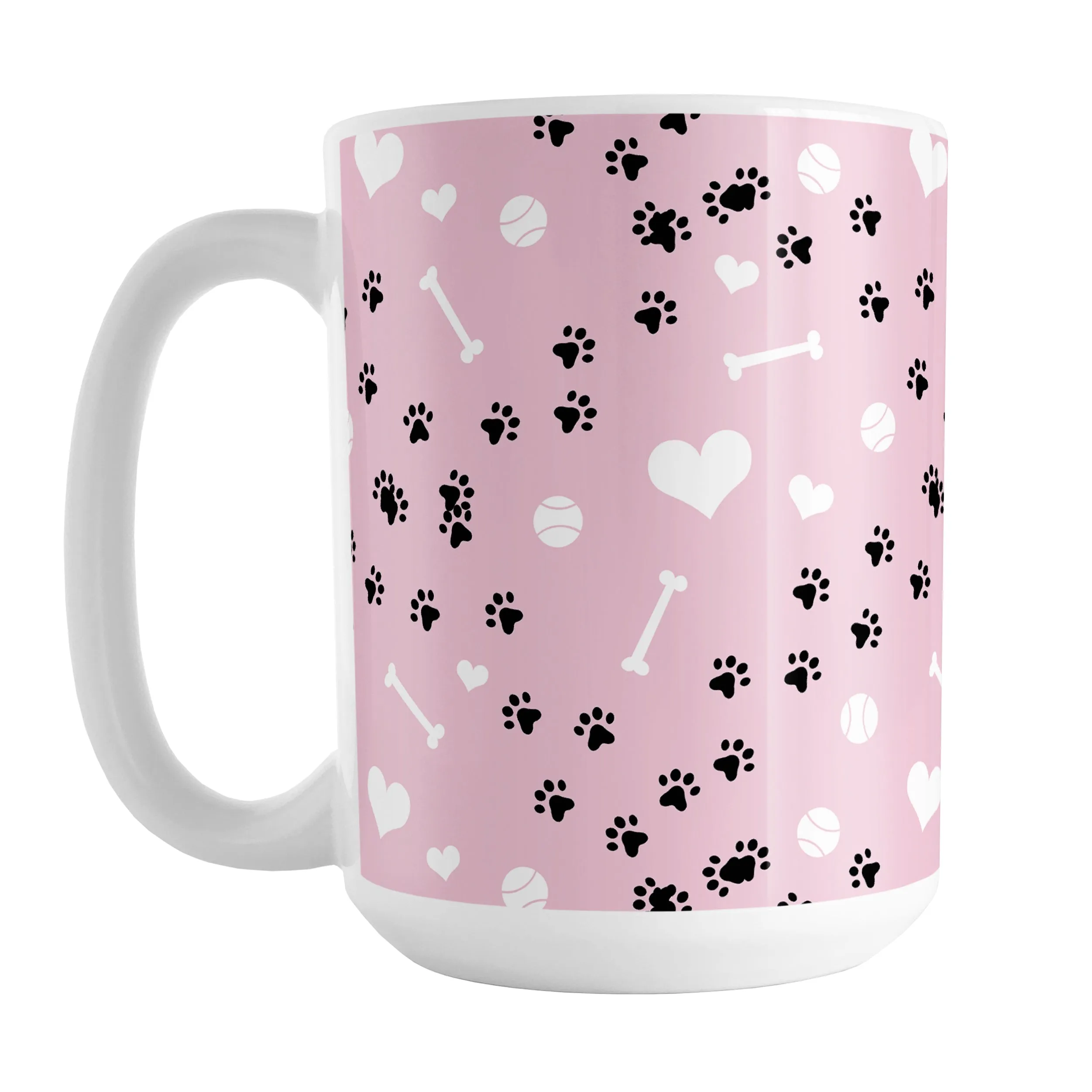 Puppy Run Pink Dog Mug