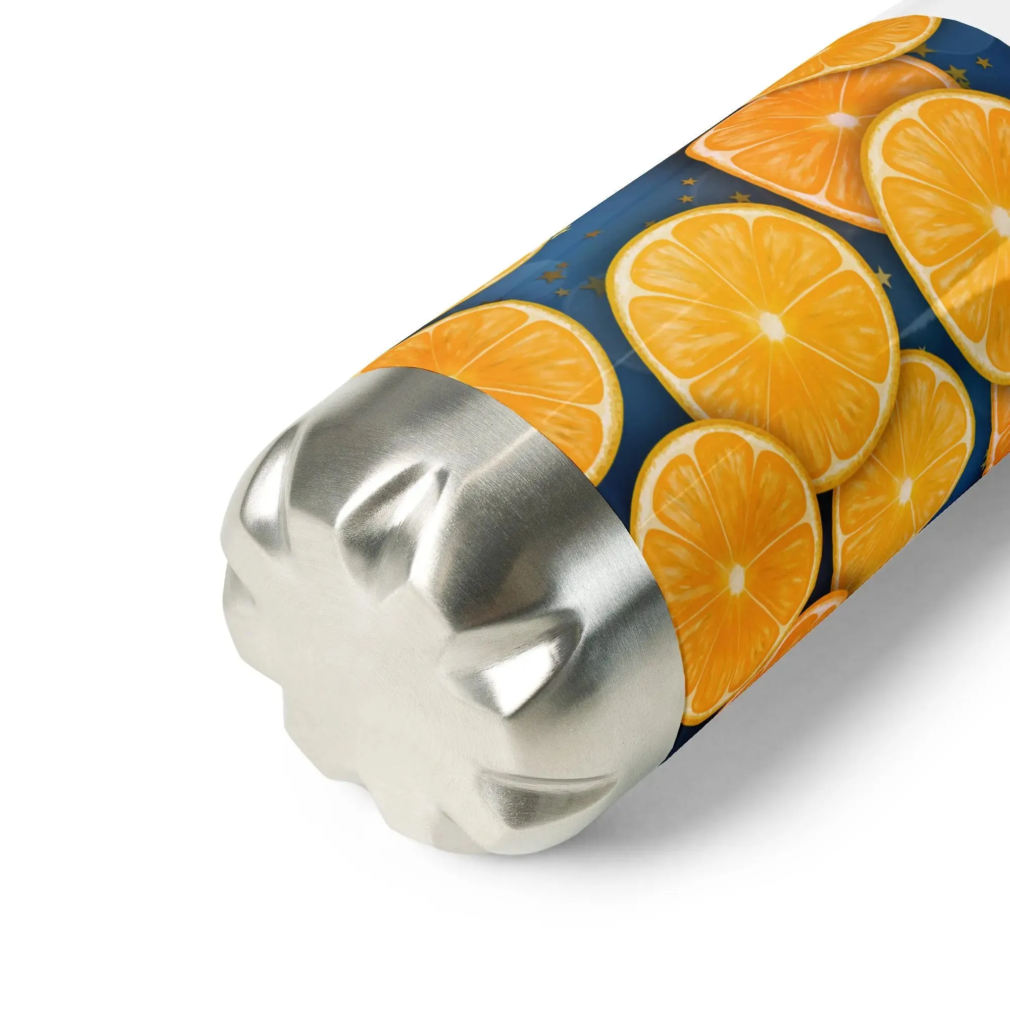 "Florida Oranges" Collection - Stainless Steel Water Bottle with Florida Oranges Print