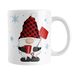 Red Buffalo Plaid Gnome Mug