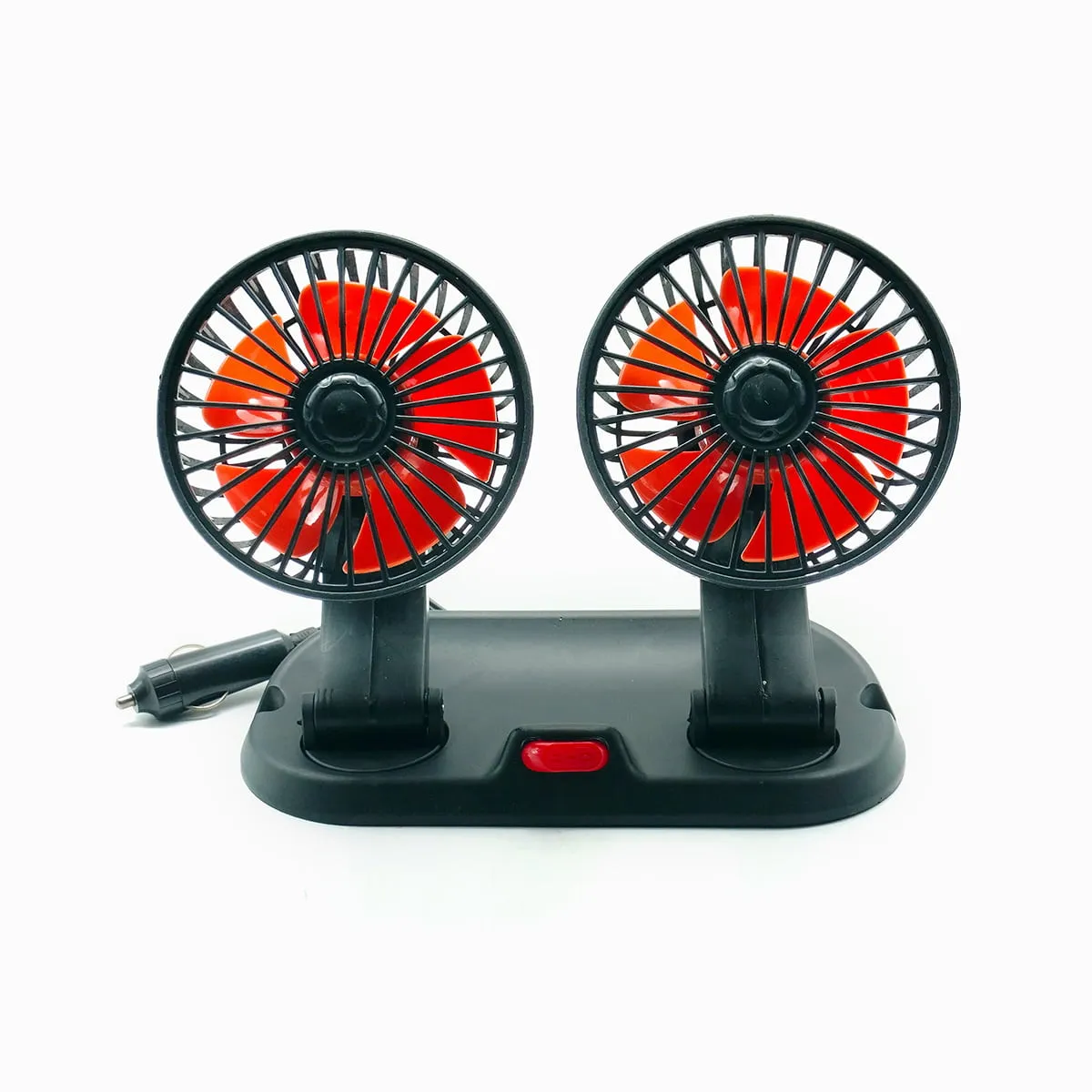 Rotatable Dual Speed Car Electric Fan - Car Double Fan for Dashboard | Universal Dual Fan