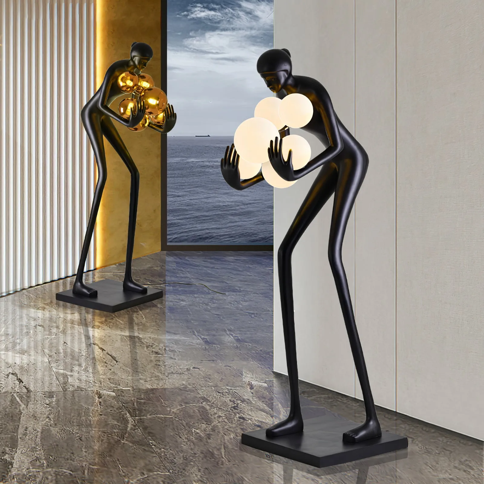 Sentinel Sculpture Floor Lamp