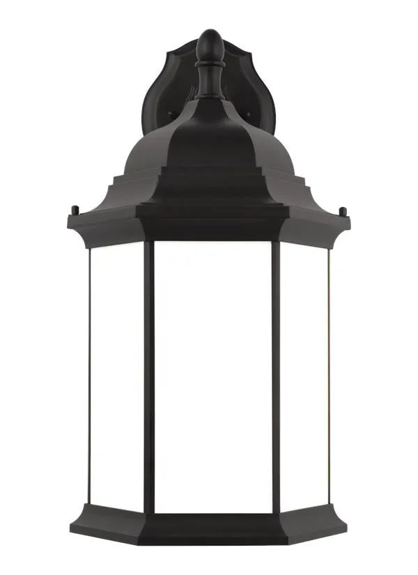 Sevier Collection - Extra Large One Light Downlight Outdoor Wall Lantern | Finish: Black - 8738751-12