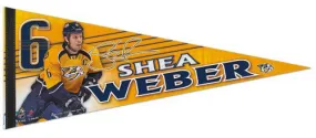 Shea Weber "Signature Series" Nashville Predators Premium Felt Collector's Pennant - Wincraft