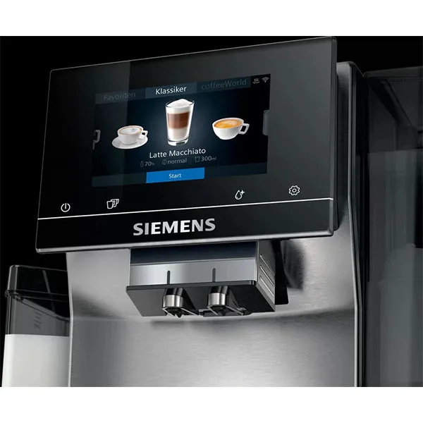 Siemens TQ707GB3 Bean To Cup Fully Automatic Freestanding Coffee Machine Stainless Steel