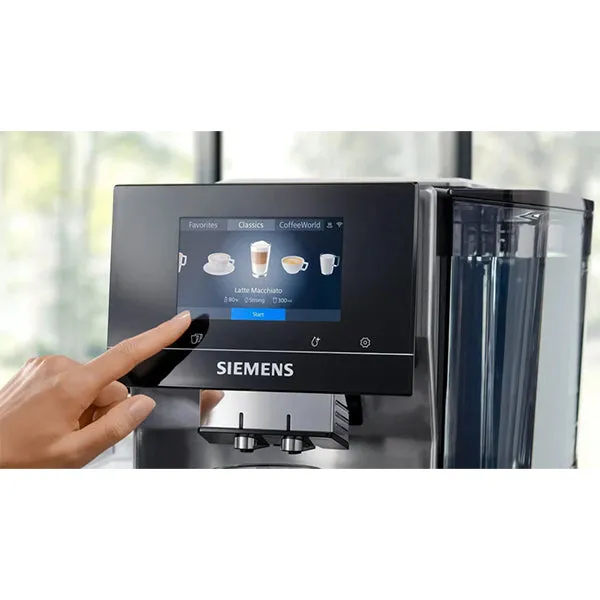 Siemens TQ707GB3 Bean To Cup Fully Automatic Freestanding Coffee Machine Stainless Steel