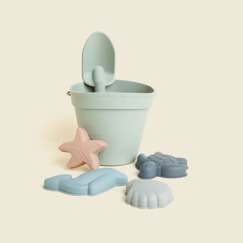 Silicone Beach and Sand Toy 6-Piece Set