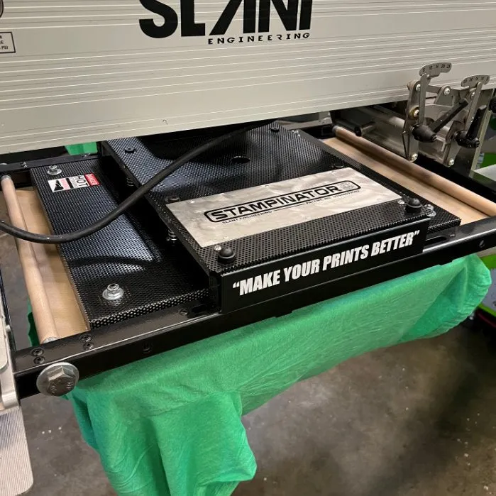 Slant Stampinator S-001 Universal In-Line Stamping and Curing Solution