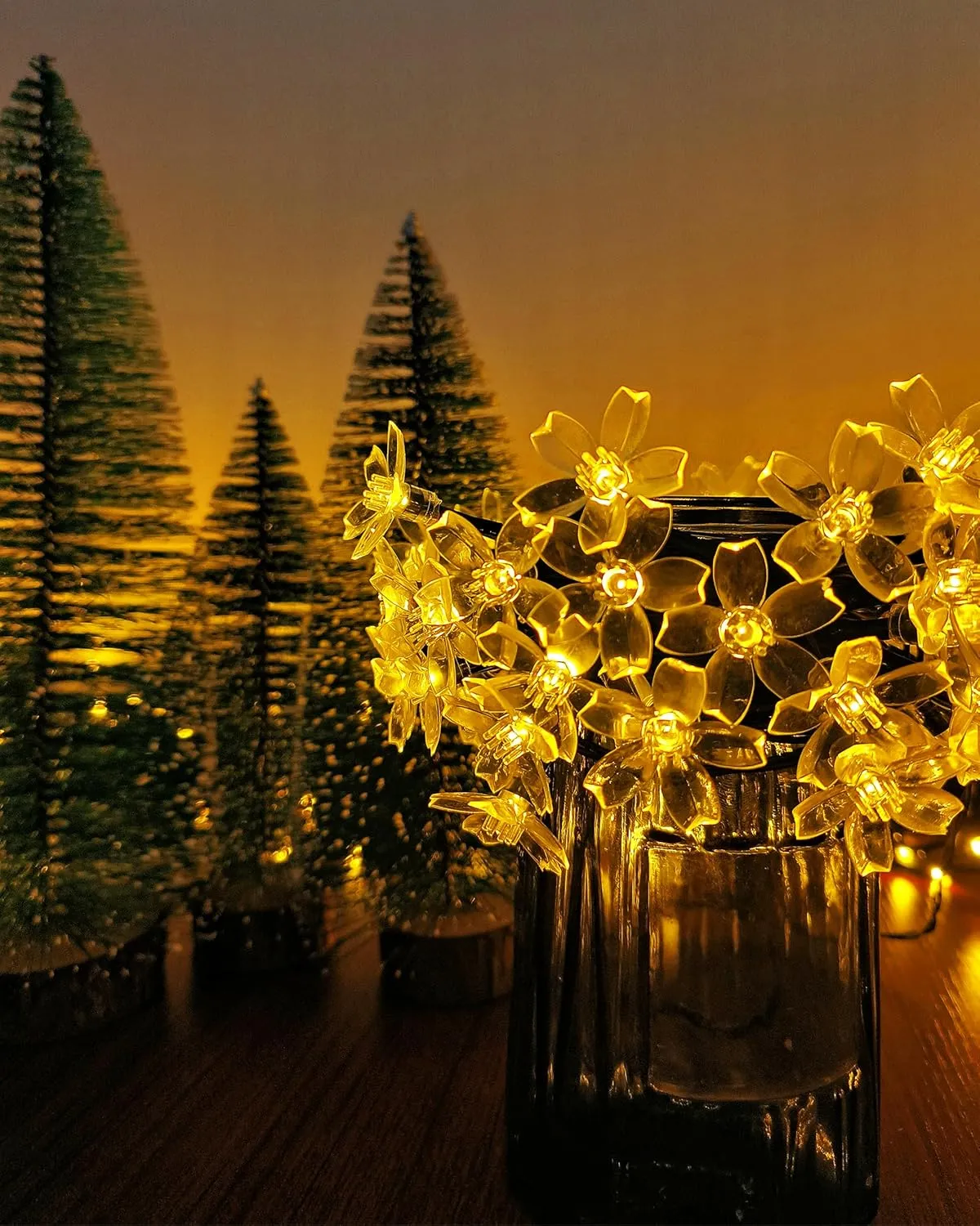 Solar Cherry Blossom String Lights – Waterproof Fairy Lighting for Gardens, Weddings, Parties, & Christmas Décor