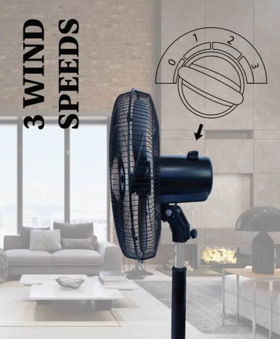 Sona SSO 6068P 20" Power Stand Fan (150W)