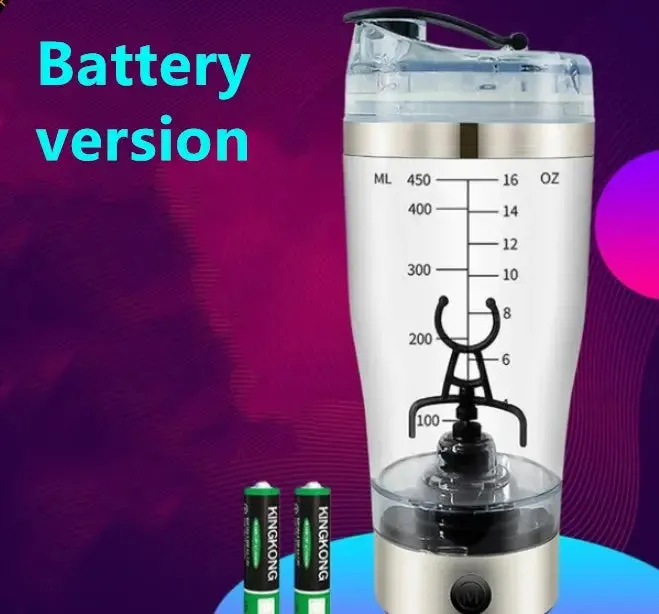 Sports Fitness Blender Electric Protein Shake Stirrer USB Shake Bottle Milk Coffee Blender Kettle Sports And Fitness Charging Electric Shaker Cup