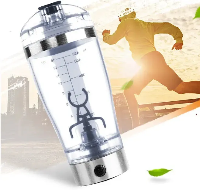 Sports Fitness Blender Electric Protein Shake Stirrer USB Shake Bottle Milk Coffee Blender Kettle Sports And Fitness Charging Electric Shaker Cup