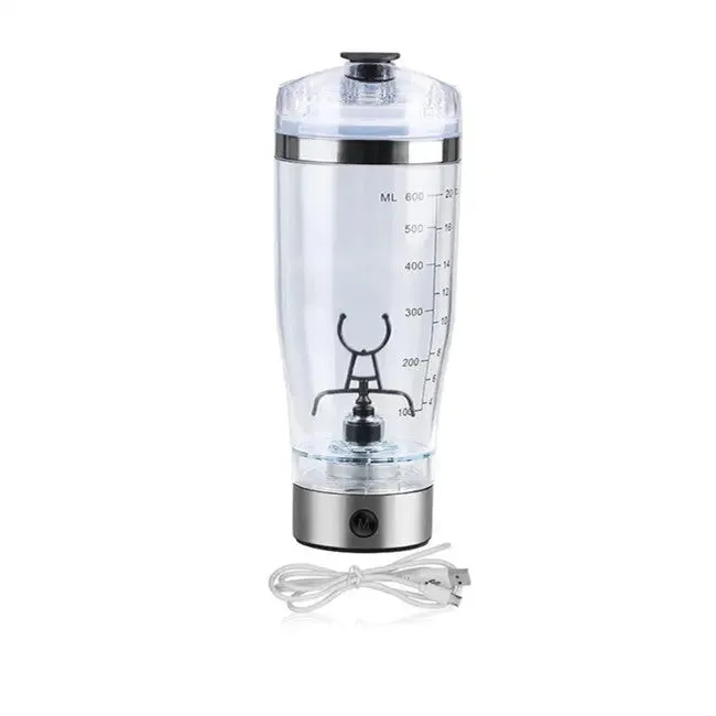 Sports Fitness Blender Electric Protein Shake Stirrer USB Shake Bottle Milk Coffee Blender Kettle Sports And Fitness Charging Electric Shaker Cup