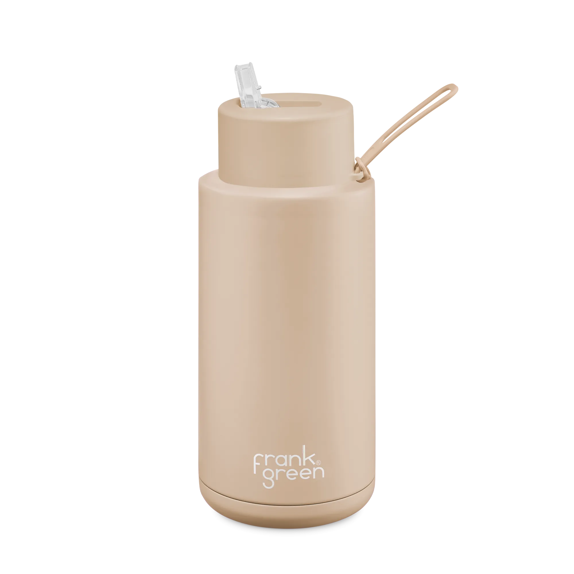 S/S Ceramic Reusable Bottle 34oz | Soft Stone