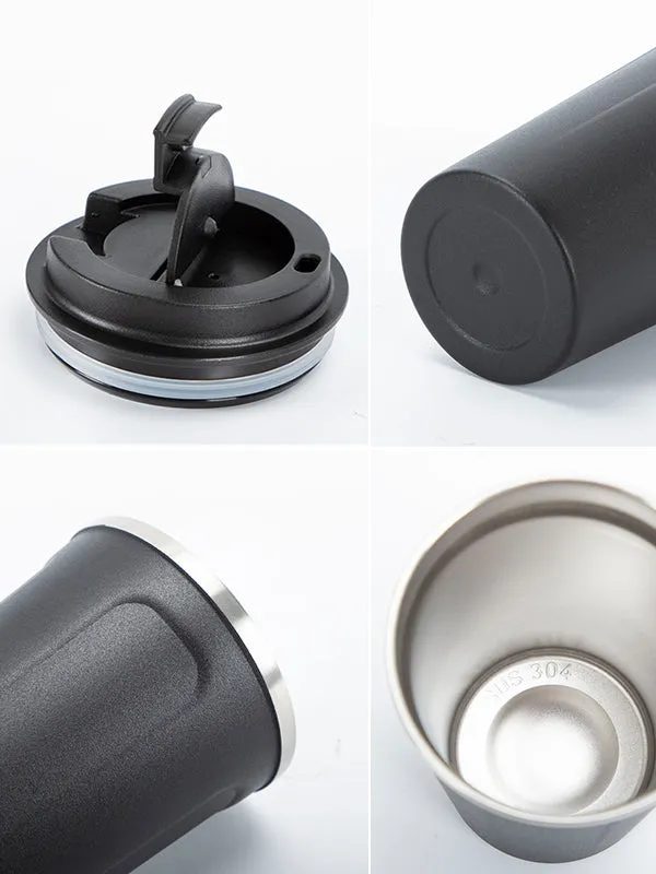 Steel Vacuum Coffee Mug with Lid Metal Water Bottle