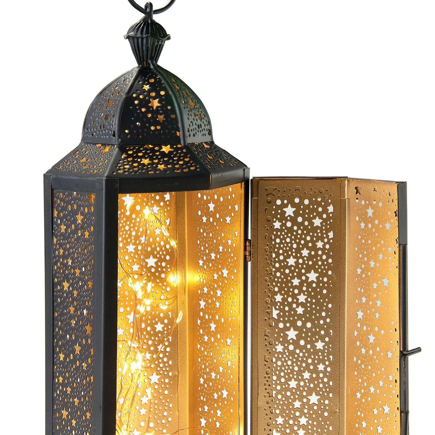 Stella Star Lantern with Fairy Lights, Medium