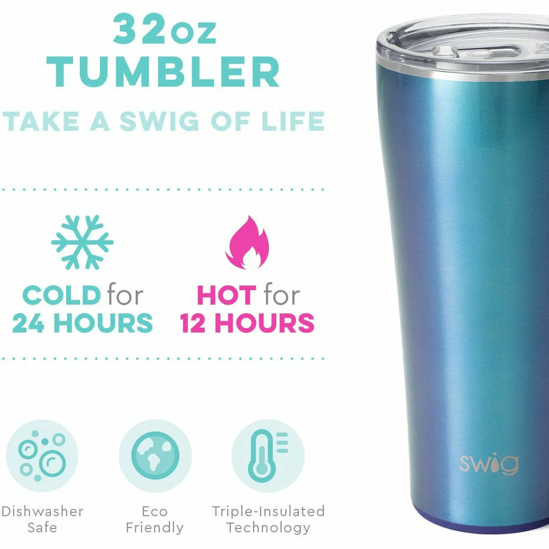 Swig Mermazing Tumbler 32oz