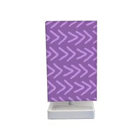 Table Lamp For Bedroom - Pink and Purple arrows