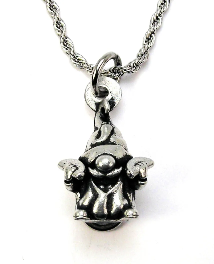 Taco eating gnome 20" Chain Necklace