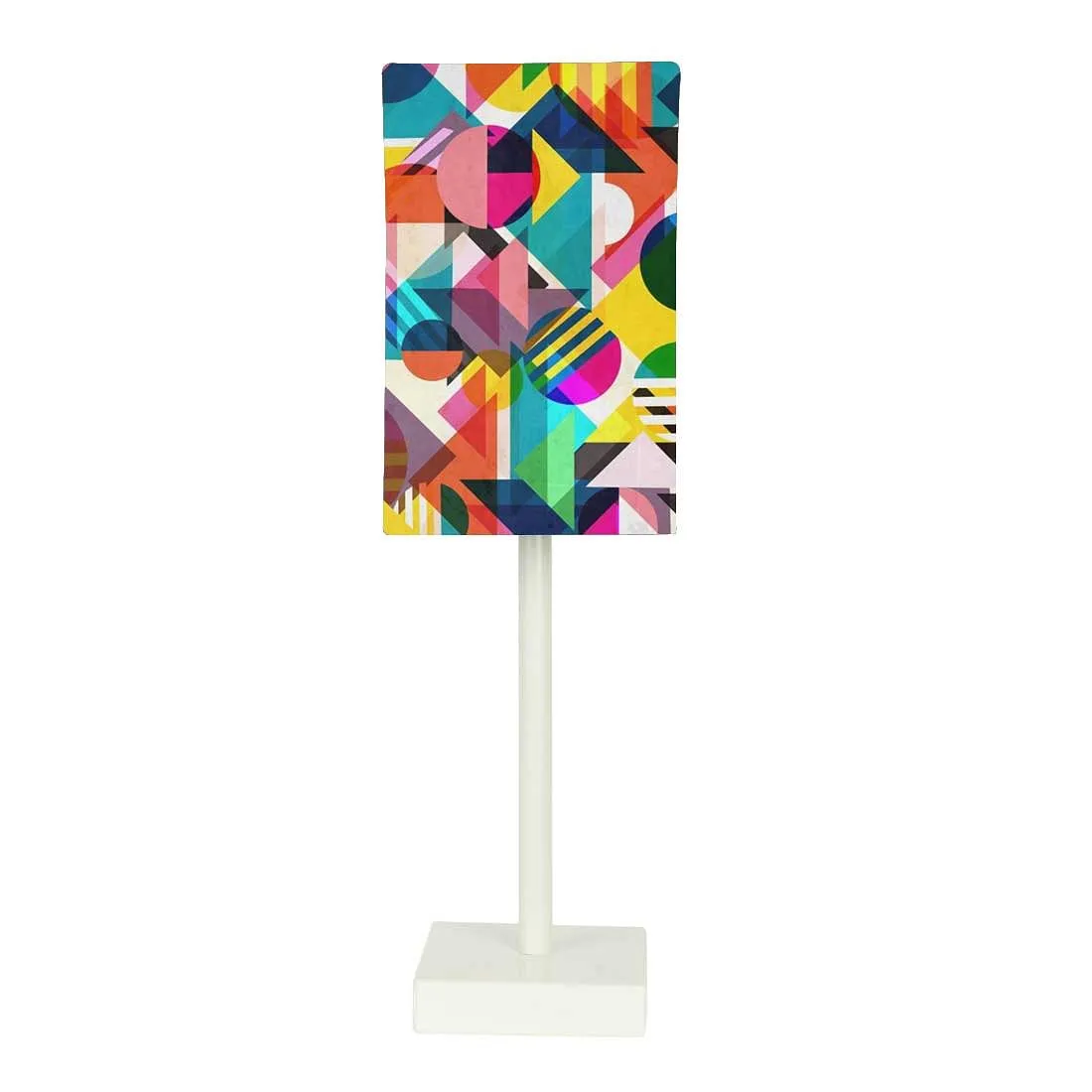 Tall Table Lamp For Living Rooms -   Mulicolour ply