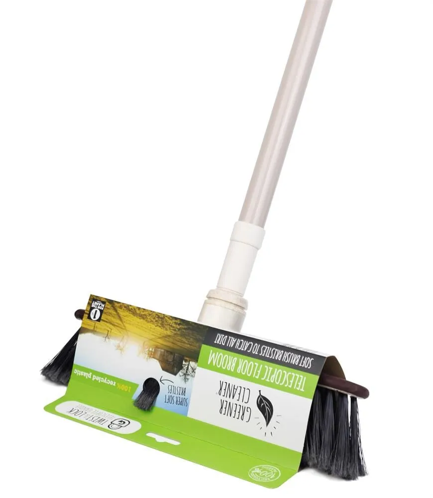 Telescopic Floor Broom Cream 1 Unit