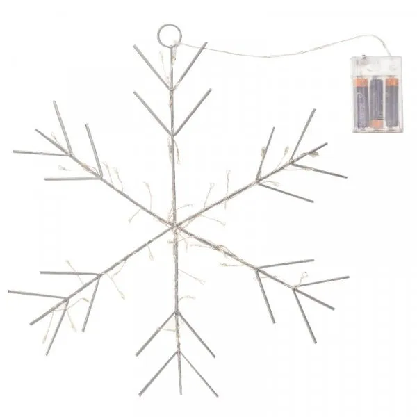 Three Kings Sparkly Snowflake Silhouette