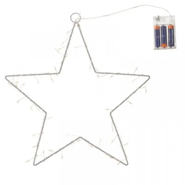 Three Kings Sparkly Star Silhouette