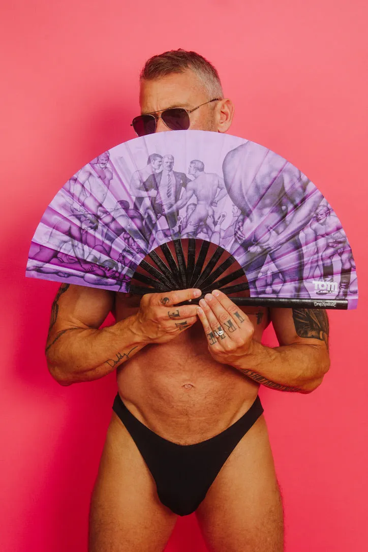 TOM OF FINLAND GET IT FAN BY THE DRAG SYNDICATE