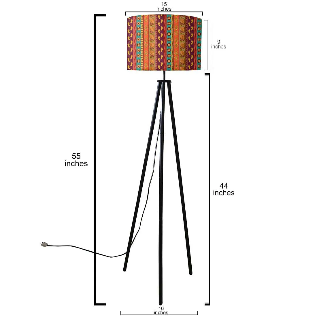 Tripod Floor Lamps Homecentre Light for Living Rooms - Footprint