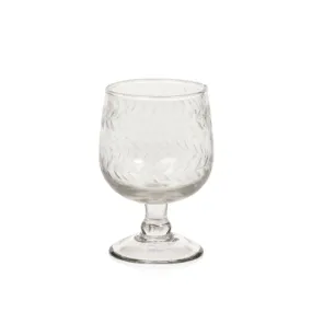 Tuscan Etched White Wine Glass