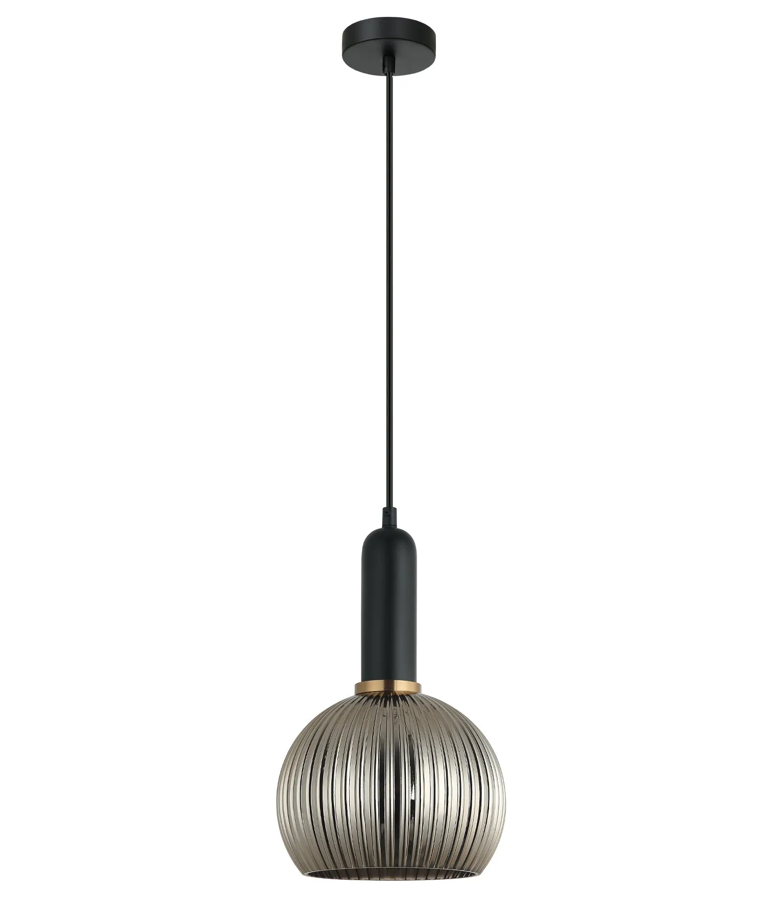 VINTAJ: Interior Wine Glass Shape Ribbed Glass Pendant Lights