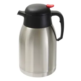 Winco CF-2.0 2L Stainless Steel Lined Insulated Carafe