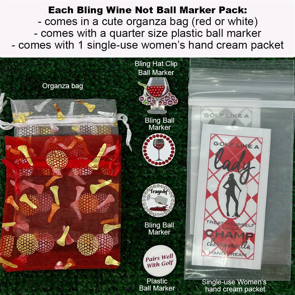 Wine Not Golf Ball Marker Pack