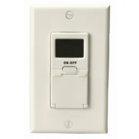 Woods® 59018 In-Wall 7-Day Digital Programmable Timer, White