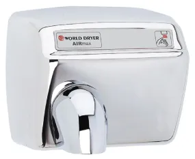 WORLD DRYER® DXM548-972 AirMax™ Series Hand Dryer - Polished Stainless Steel Automatic (50 Hz - NOT for use in North America)